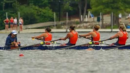 Second Varsity eight stern four at ACC Championship