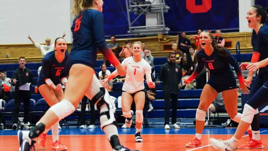 Volleyball Lafayette Celebration