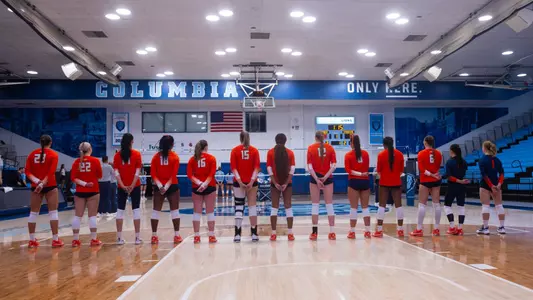 Volleyball anthem vs. Columbia