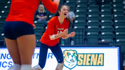 Mira Ledermueller celebration vs. Idaho