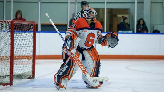 Allie Kelley in Net vs. Cornell