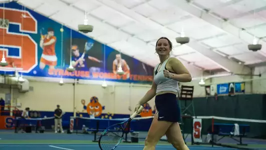 Nelly Knezkova celebration vs. Fordham