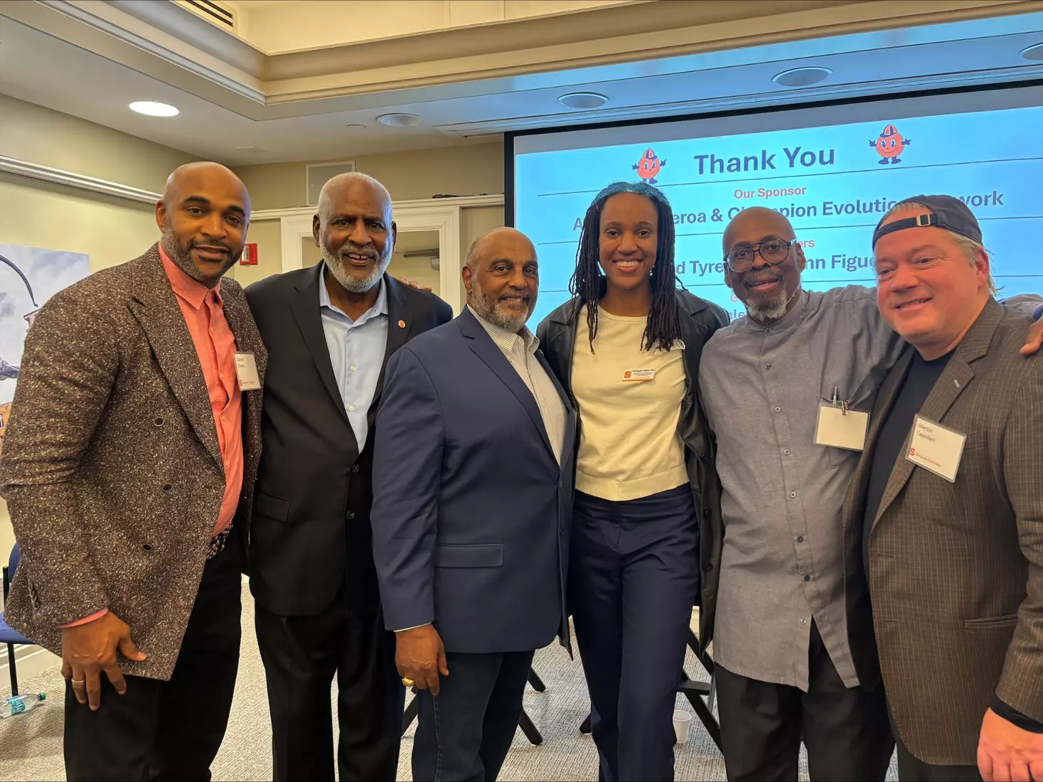 David Tyree, John Lobon, Greg Allen, Whisper Fisher, Abdullah Alif Muhammad, and Mersin Capollari