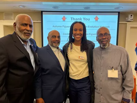 Syracuse 8 members Greg Allen, John Lobon, and Alif Muhammad