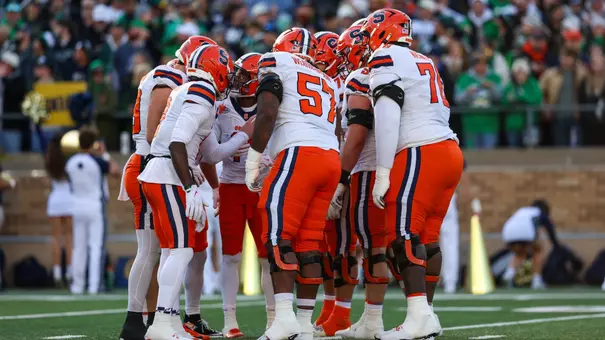 The Orange prepare for action.