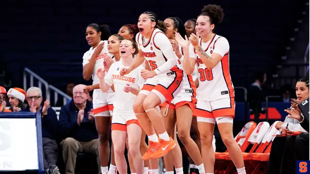 WBB Bench Angelica Jumping vs. Binghamton 2025