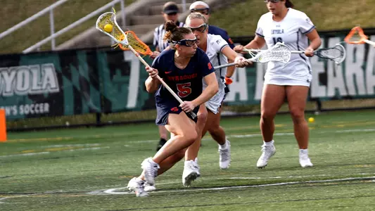 Emma Muchnick scored a career-high five goals at Loyola.