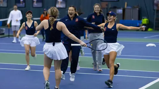 Nelly Knezkova celebration vs. Florida State