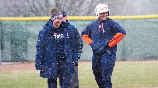 Head coach Shannon Doepking and Tessa Galipeau