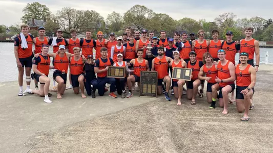 Mens Team with Goes and Stagg trophies