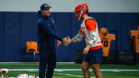 John Odierna and Payton Anderson Low Five