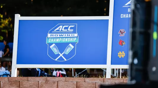 ACC Women's Rowing Championship signage