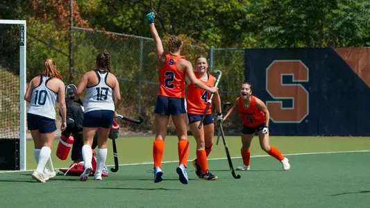 Taylor Bigbie Celebrates Against UConn Exhibition
