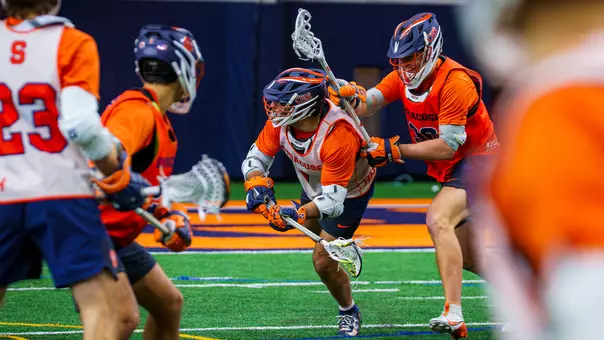 Men's lacrosse first week of practice