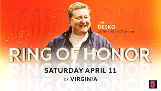 John Desko Ring of Honor Graphic