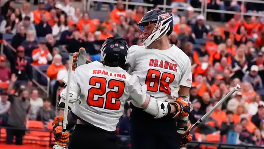 Spallina and Anderson Celebrate vs BU