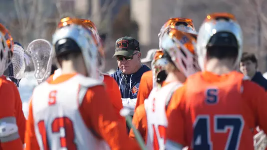 Syracuse men's lacrosse practice