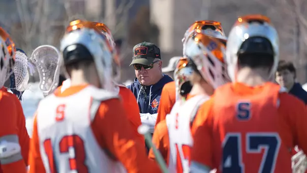 Syracuse men's lacrosse practice