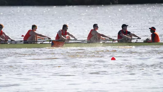Men's Rowing racing at PRinceton