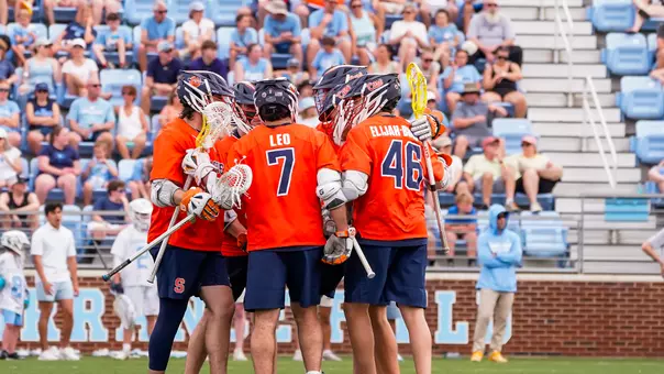 Huddle at #2 North Carolina