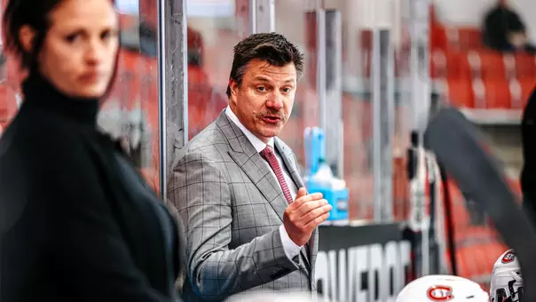 Brian Idalski on Bench at St. Cloud State