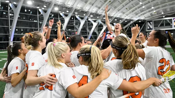Women's Lacrosse Celebrates a win