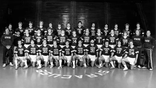 1983 Syracuse University Men's Lacrosse