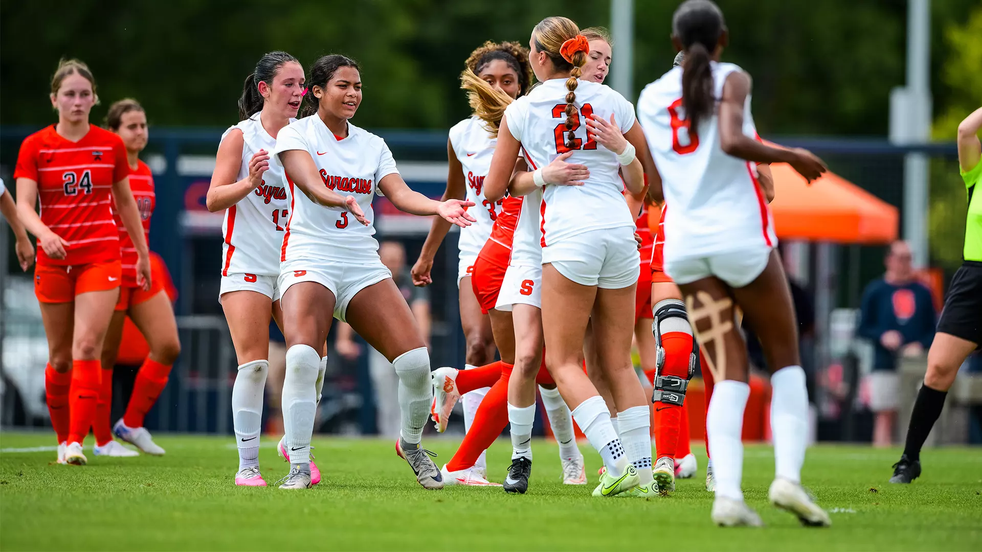 SU Women's soccer wins 3-0 over Princeton.