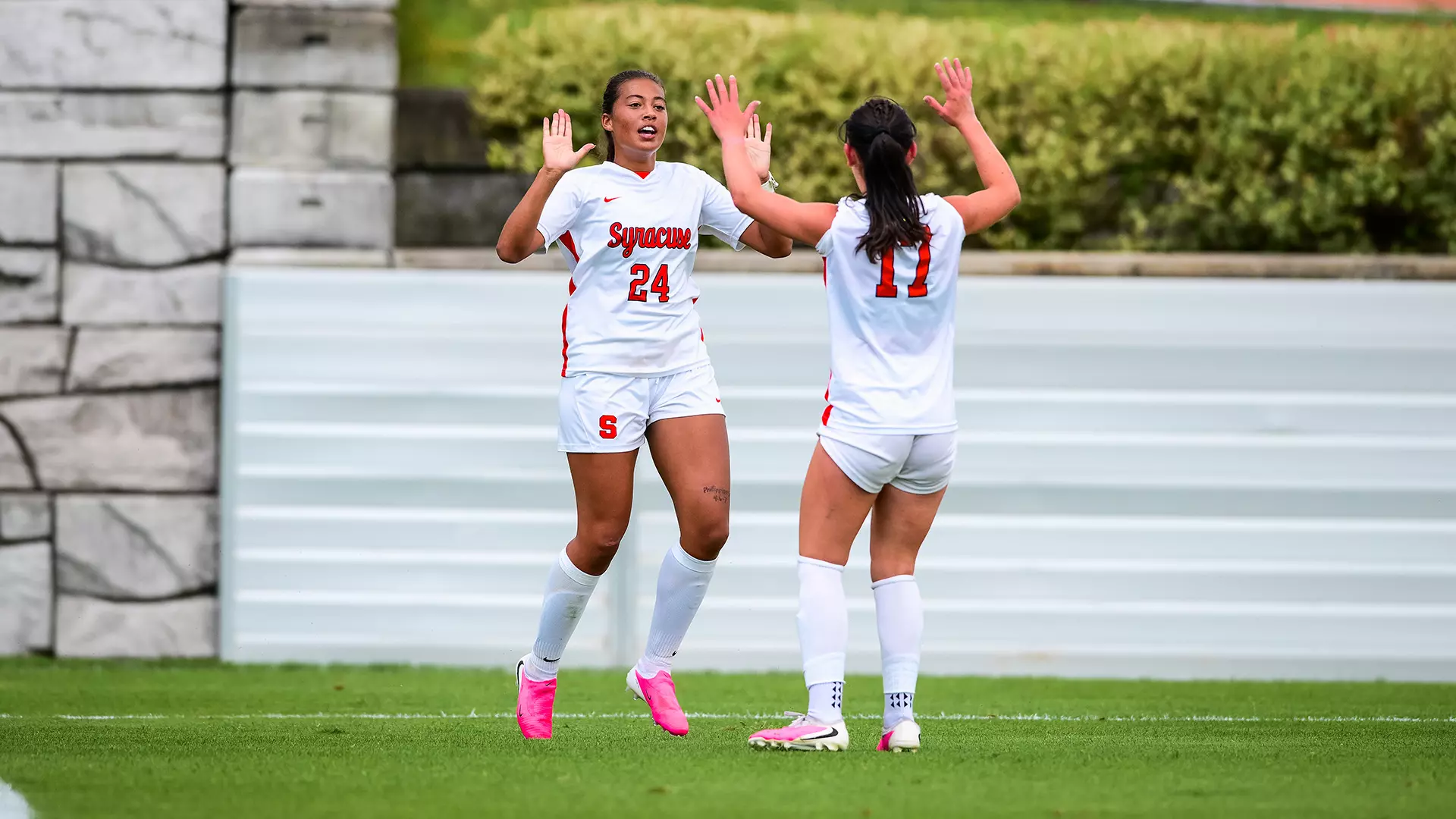 SU Women's soccer wins 3-0 over Princeton.
