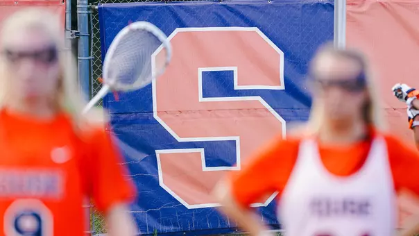 Block S at Women's Lacrosse Practice