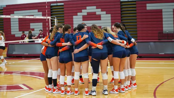 Syracuse Volleyball Team Huddle