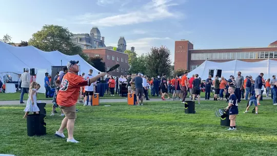 Lawn games fun at 'Cuse on the Quad