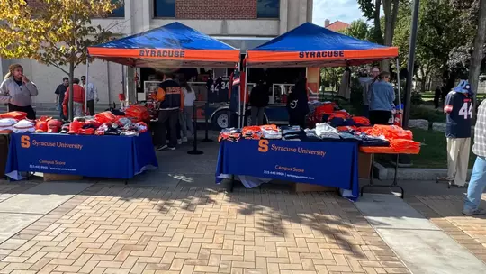 Syracuse merchandise at 'Cuse on the Quad