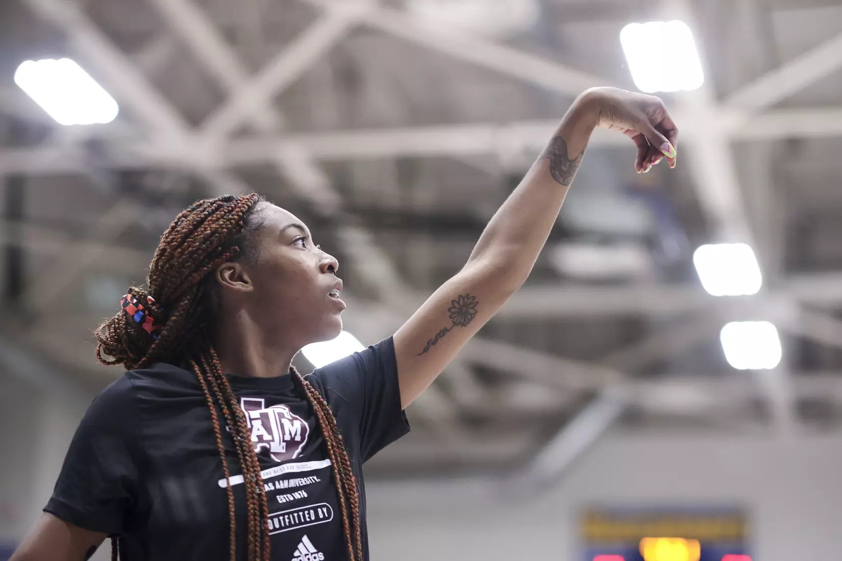 St. Thomas, U.S.V.I - November 26, 2021 - during the game between the South Dakota Coyotes and the Texas A&M Aggies in St. Thomas, U.S.V.I. Photo By Kate Luffman