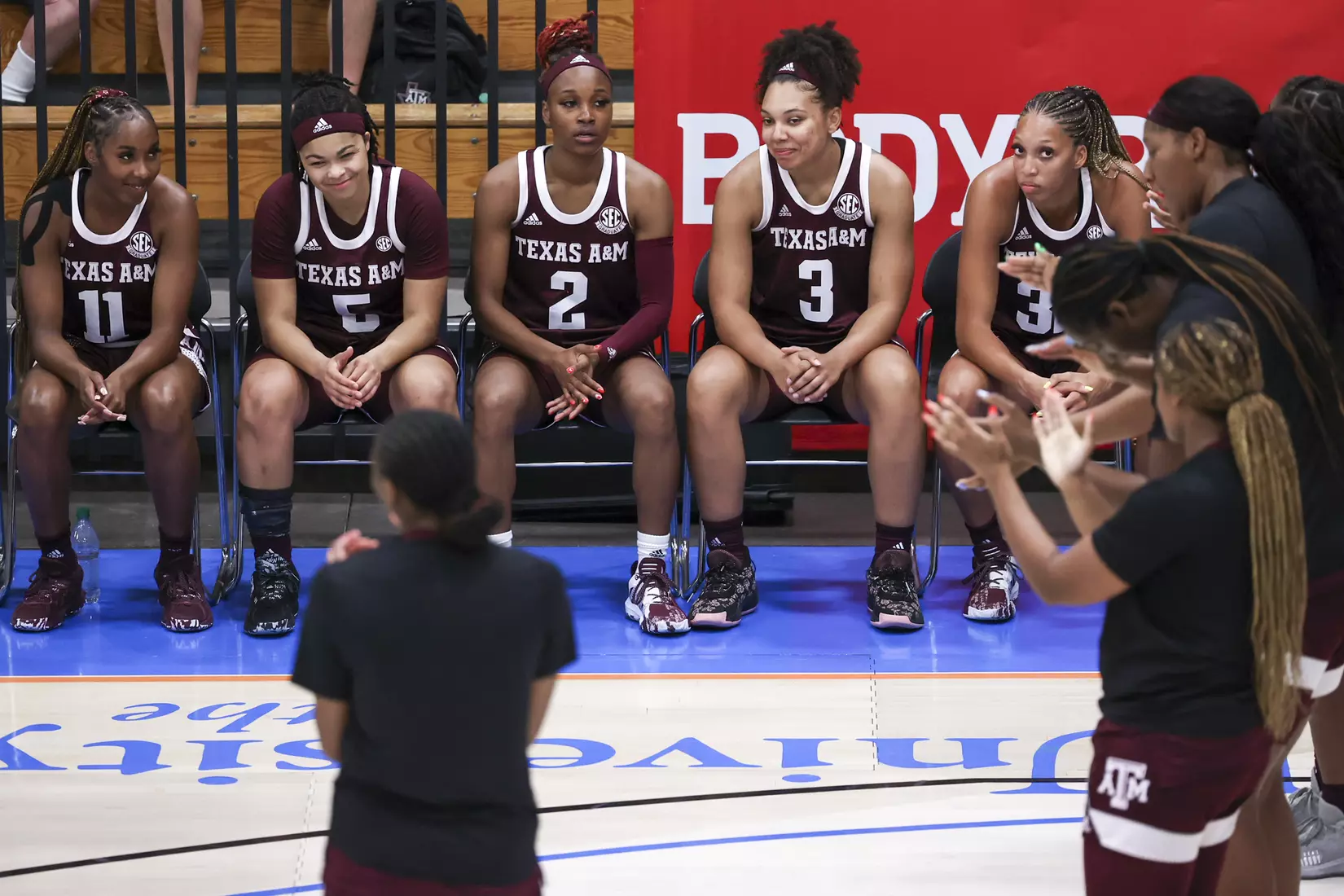 St. Thomas, U.S.V.I - November 26, 2021 - during the game between the South Dakota Coyotes and the Texas A&M Aggies in St. Thomas, U.S.V.I. Photo By Kate Luffman