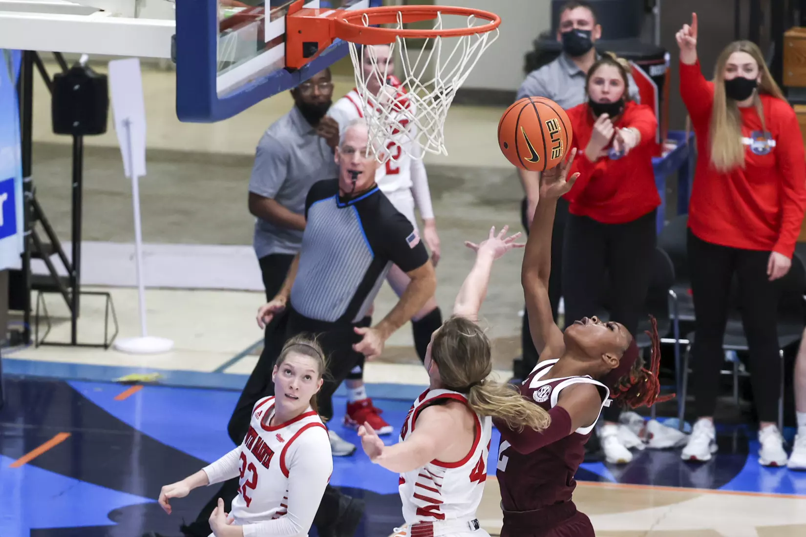 St. Thomas, U.S.V.I - November 26, 2021 - during the game between the South Dakota Coyotes and the Texas A&M Aggies in St. Thomas, U.S.V.I. Photo By Kate Luffman