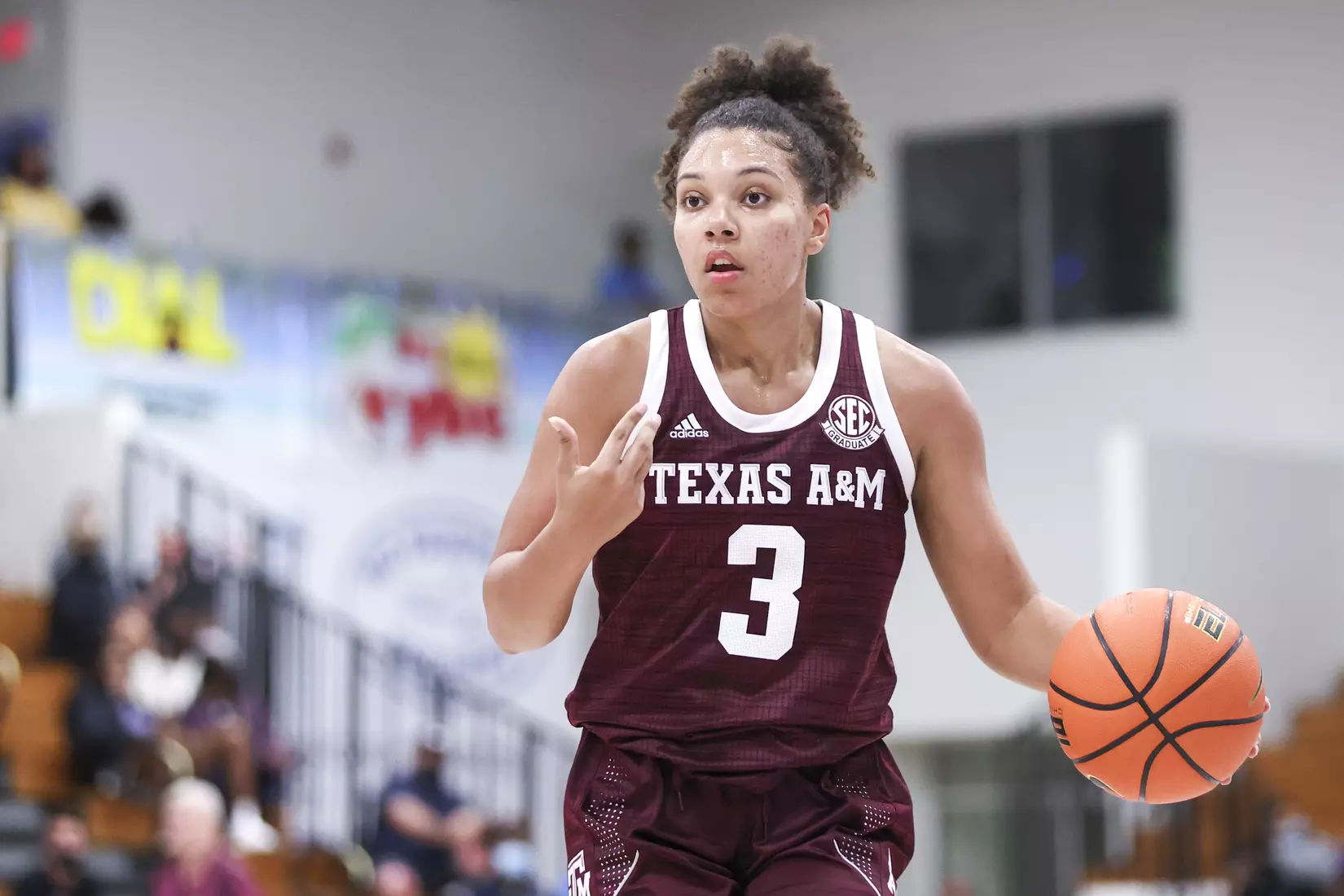 St. Thomas, U.S.V.I - November 26, 2021 - during the game between the South Dakota Coyotes and the Texas A&M Aggies in St. Thomas, U.S.V.I. Photo By Kate Luffman