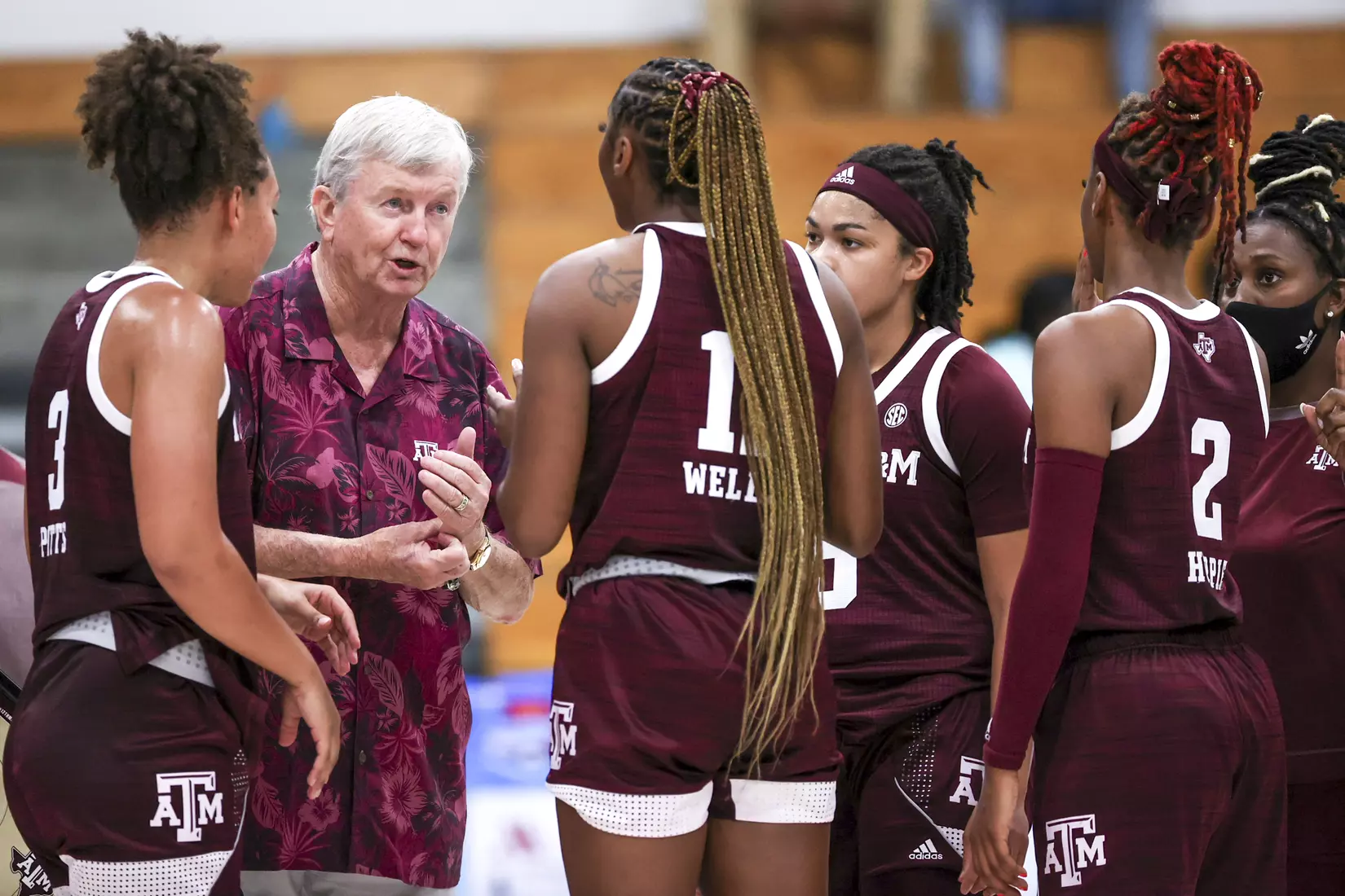 St. Thomas, U.S.V.I - November 26, 2021 - during the game between the South Dakota Coyotes and the Texas A&M Aggies in St. Thomas, U.S.V.I. Photo By Kate Luffman