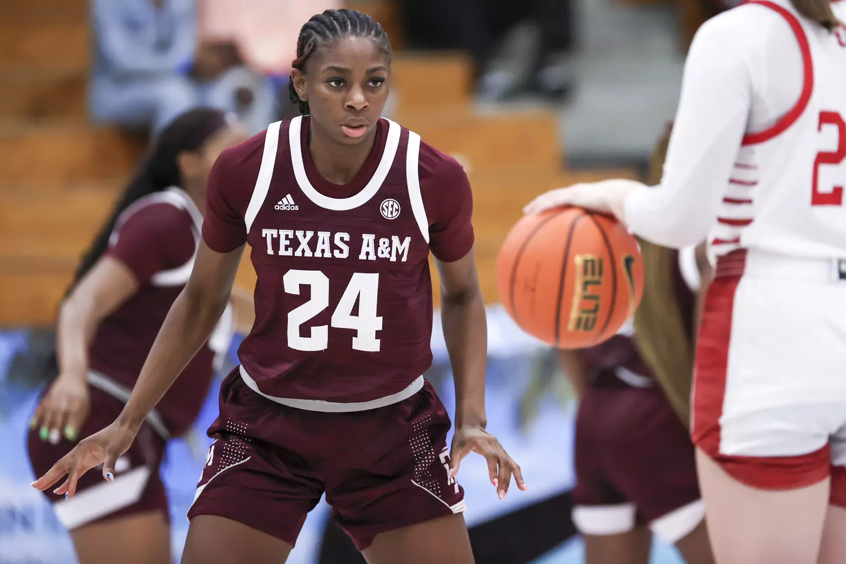 St. Thomas, U.S.V.I - November 26, 2021 - during the game between the South Dakota Coyotes and the Texas A&M Aggies in St. Thomas, U.S.V.I. Photo By Kate Luffman