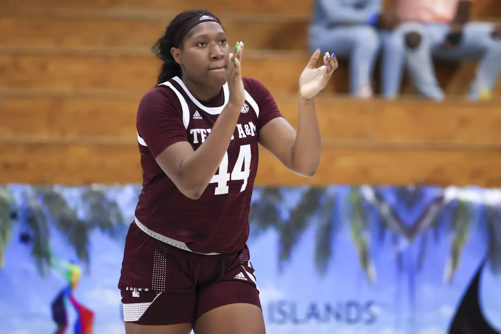 St. Thomas, U.S.V.I - November 26, 2021 - during the game between the South Dakota Coyotes and the Texas A&M Aggies in St. Thomas, U.S.V.I. Photo By Kate Luffman