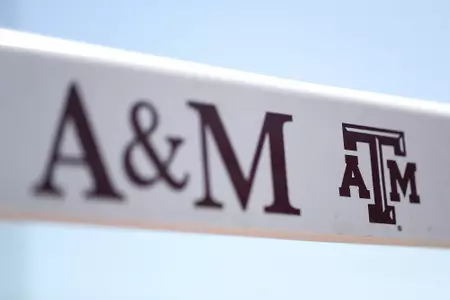 COLLEGE STATION, TX - April 09, 2022 - during the 44 Farms Team Invitation Track Meet at the E.B. Cushing Stadium in College Station, TX. Photo By Aiden Shertzer/Texas A&M Athletics