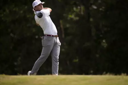 COLLEGE STATION, TX - May 16, 2022 - Daniel Rodrigues of the Texas A&M Aggies during the NCAA Men?s Golf Regional at Traditions Club in College Station, TX. Photo By Aiden Shertzer/Texas A&M Athletics