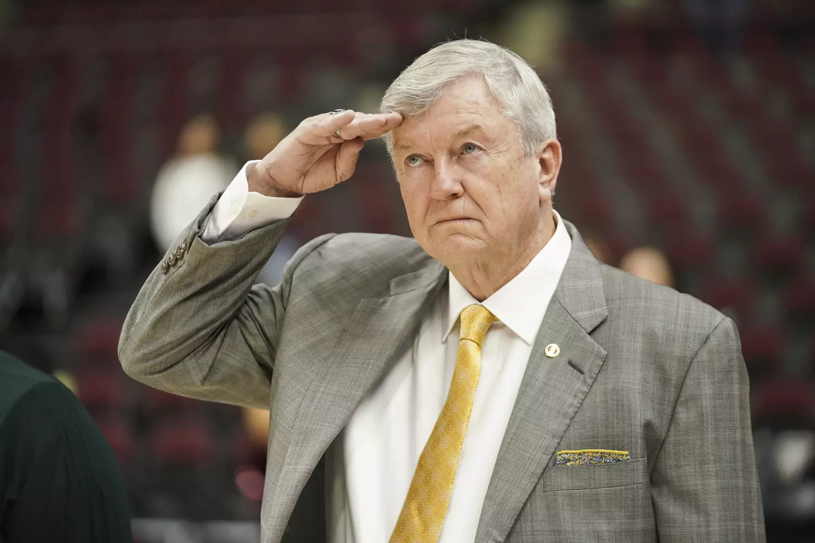 COLLEGE STATION, TX - NOVEMBER 10, 2019 - Gary Blair Head Coach of the Texas A&M Aggies during the game between the Texas A&M Aggies and the Duke Blue Devils in College Station, TX. Photo By Spencer Gnauck/Texas A&M Athletics