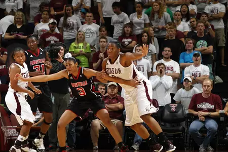 No. 6 Aggies Defeat No. 9 Louisville, 76-58