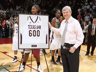 Blair Wins 600th as Aggies Roll Past Mississippi State