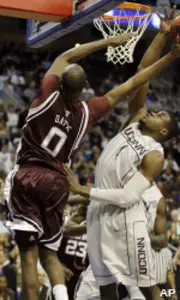 Aggies Knocked Out of Tournament by Top-Seeded Huskies