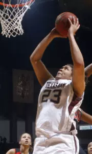 No. 9 Aggies Top Lady Raiders Behind Adams' Triple-Double