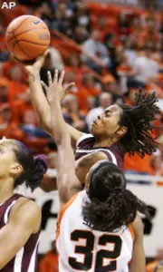 No. 7 Aggies Get Past Cowgirls Down The Stretch, 60-50