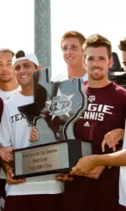 No. 6 Texas A&M Men's Tennis Defeats No. 12 Texas, 5-2