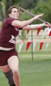 Sam Humphreys successfully defends Big 12 javelin title